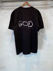 GODSIZE CROSS TEE [BLACK]