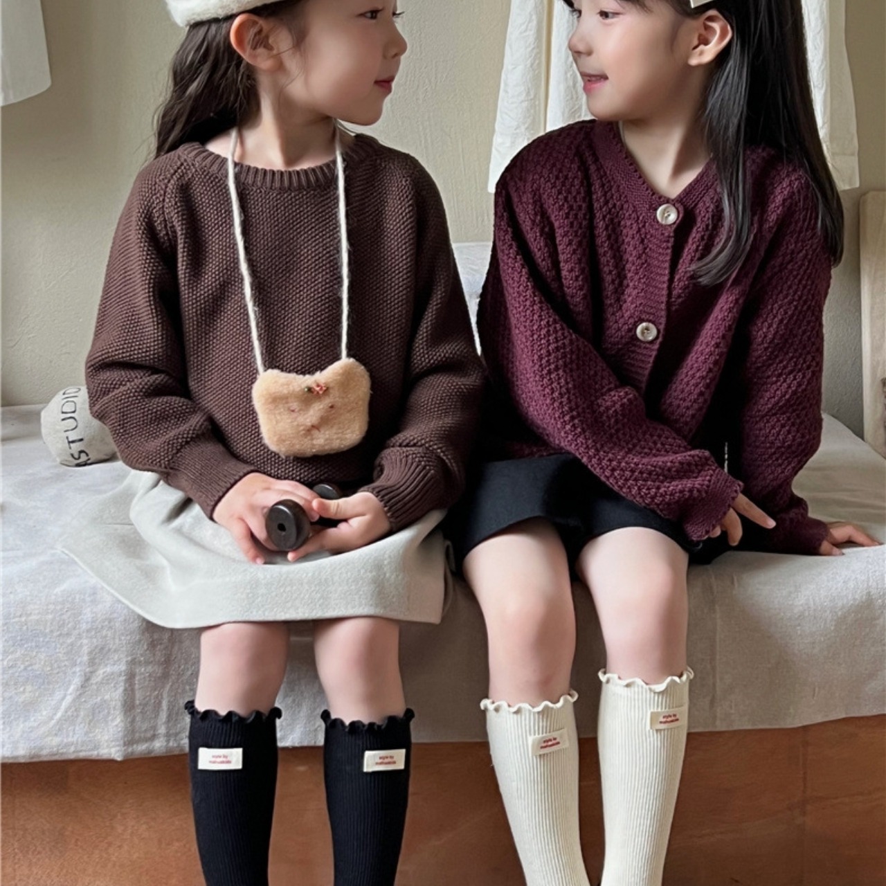 GOODSフリルハイソックス