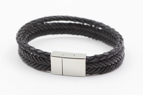 MR.TANGO　Leather Bracelet BARMY 〜Black〜