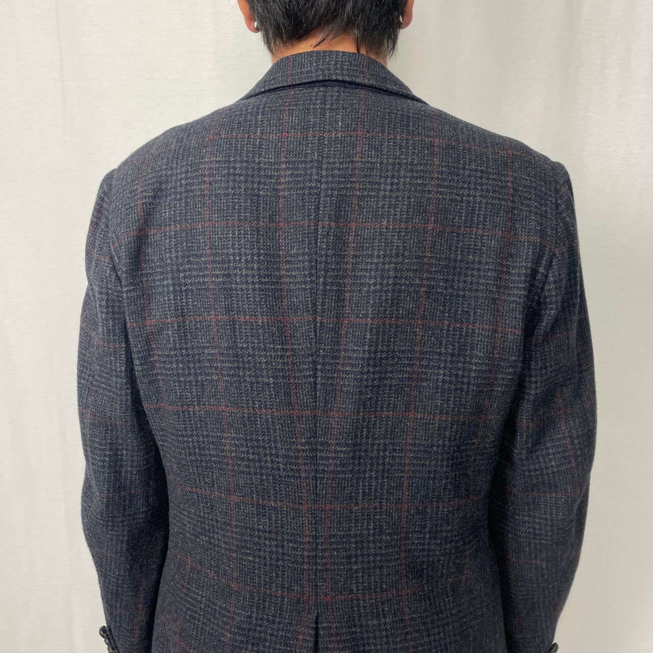 80年代 USA製 Neiman Marcus ニーマンマーカス チェック柄 ウール 