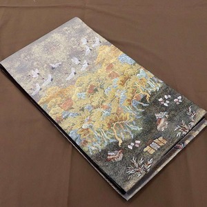 御所解模様・鶴・袋帯・No.171002-12・梱包サイズ60