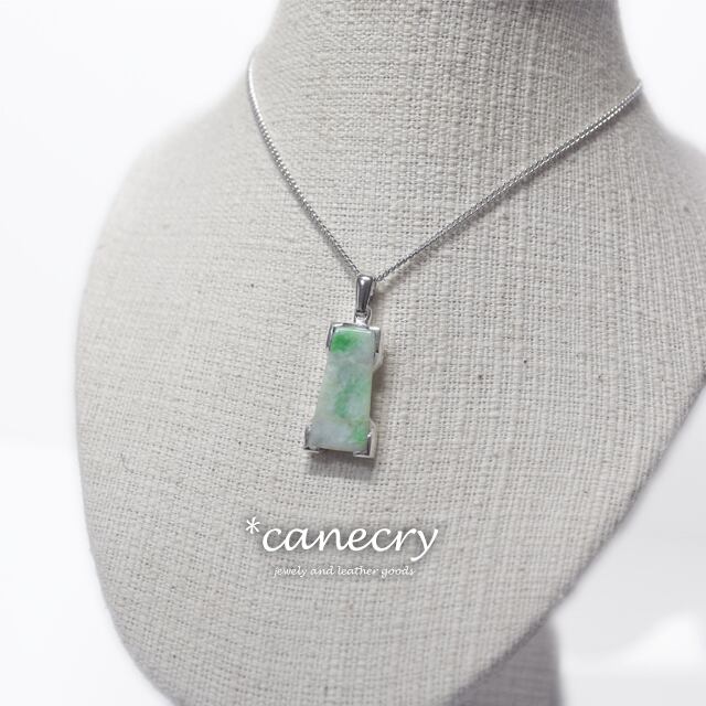 糸魚川翡翠のネックレス | 天然石ジュエリーの Canecry