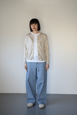 eleven 2nd｜リネンカーディガン｜ベージュ