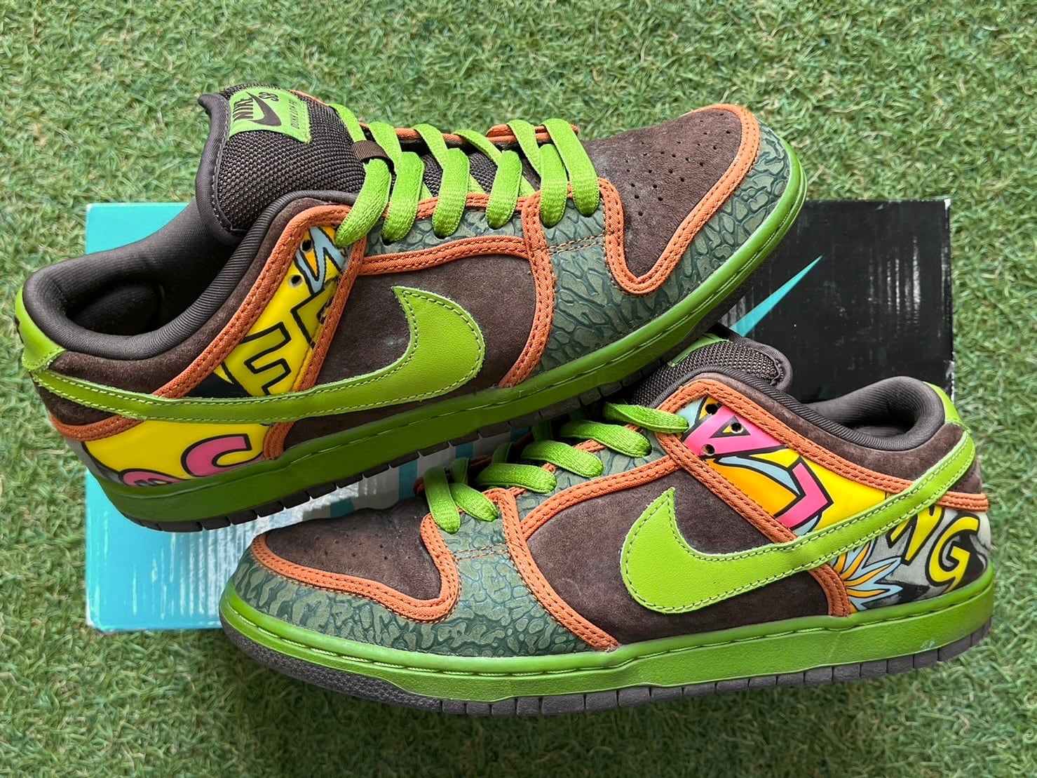NIKE SB DUNK LOW PRM DE LA SOUL QS SAFARI 789841-332 26.5cm 61811  