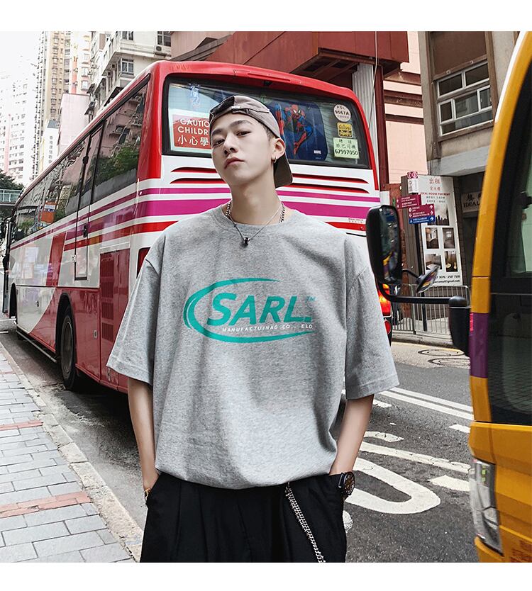 全3色 Tシャツ カットソー プリント カジュアル シンプル