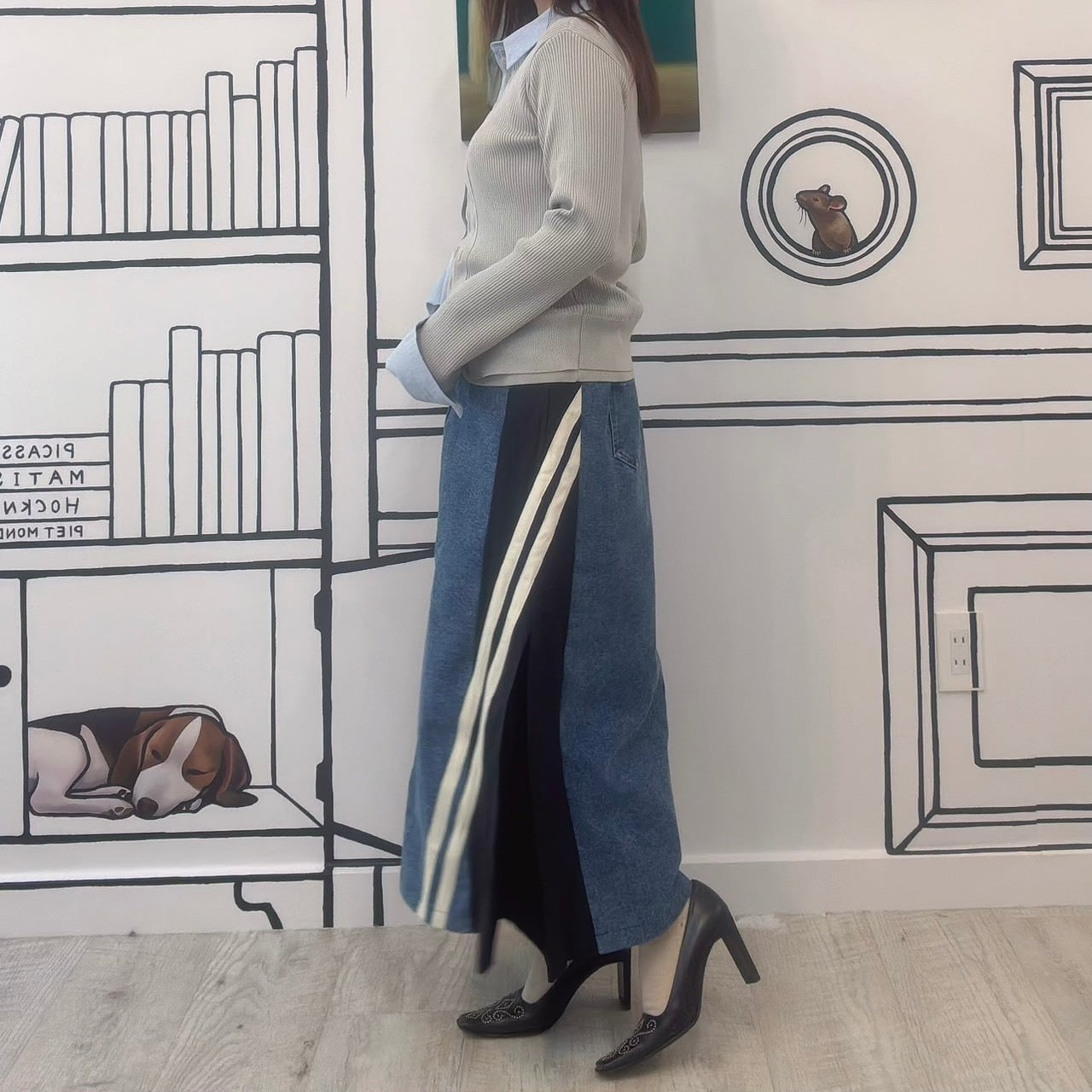 エムズスタイルデニムスカート