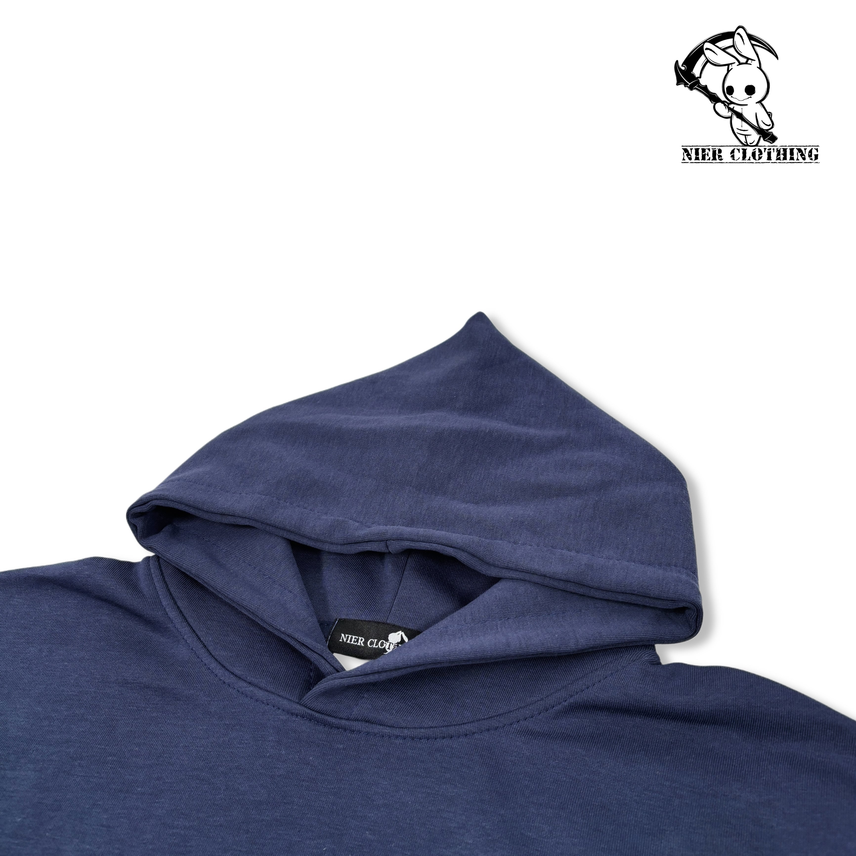 NieR PULLOVER PARKA【LAZY】だるぅ HORROR STYLE NAVY PULLOVER PARKA | NIER CLOTHING
