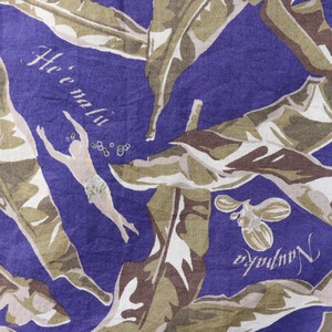 美品 M 99年 パタロハ アロハシャツ パタゴニア patagonia 紫 パープル バナナリーフ 総柄