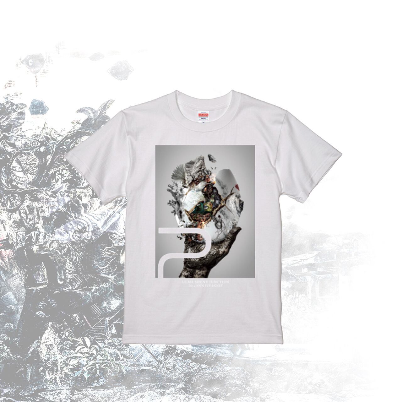 T-shirt - ulma 20th Anniversary color White- | 