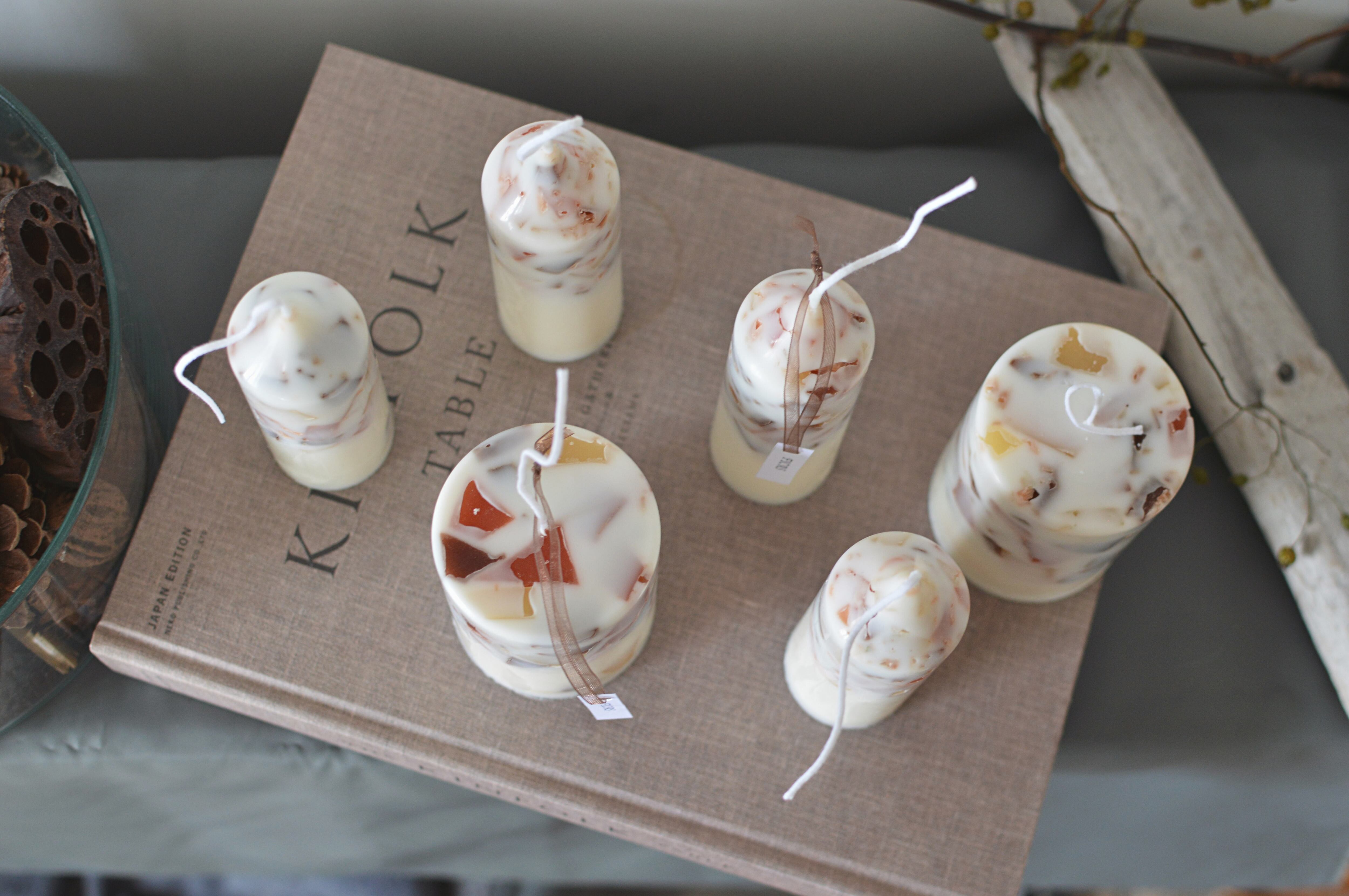 autumn tints candle set FICAS DESIGN