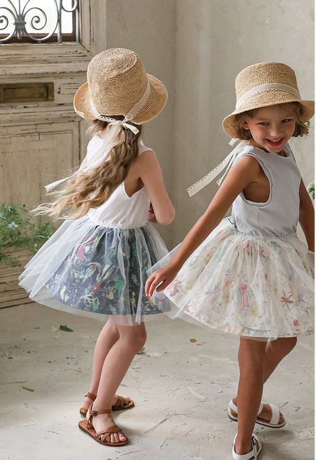 ※お洋服と同梱限定※【5/9〆予約】<flo>  Buffy lace straw Hat