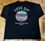 GOOD DAY L/S TEE グラデーションL BLACK