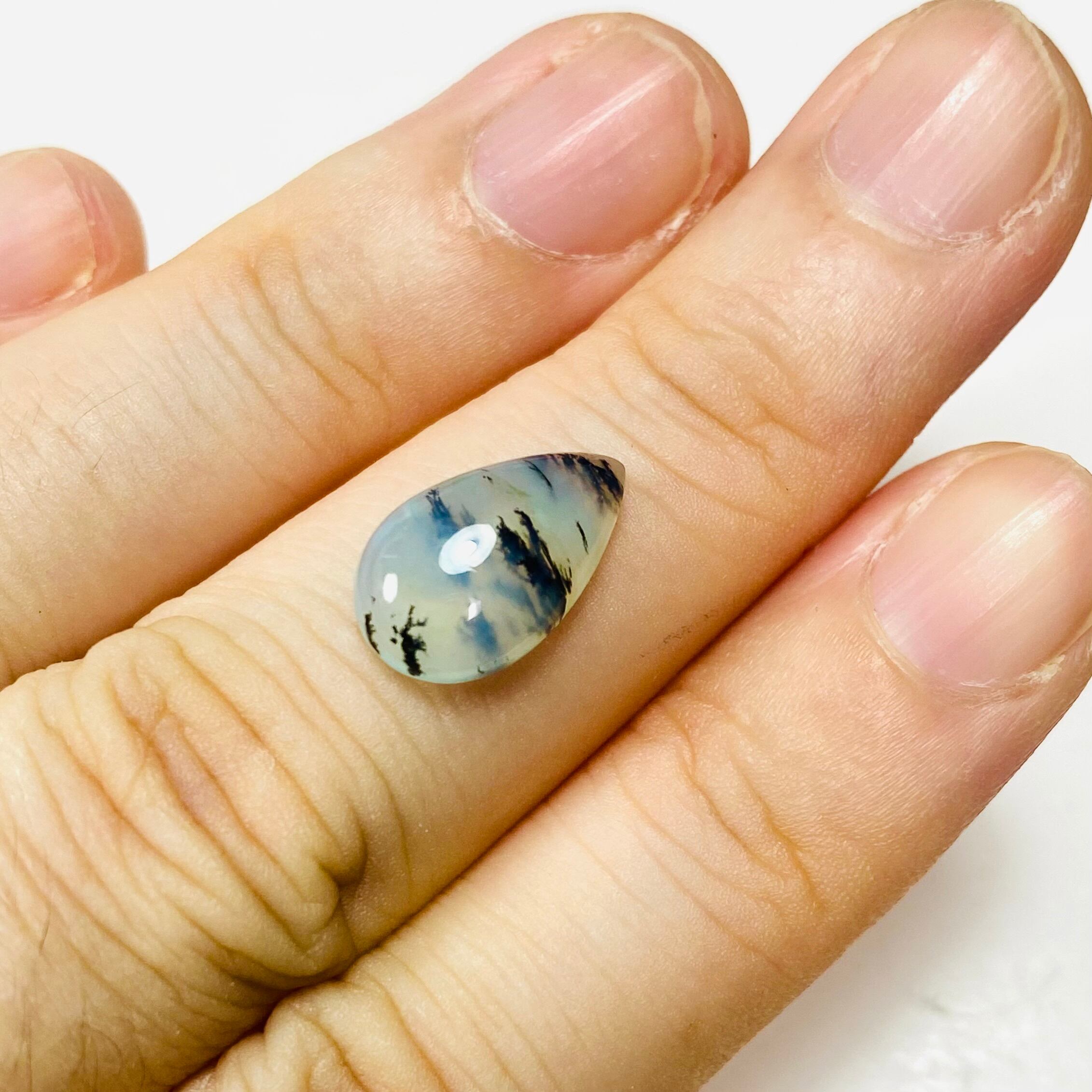 冬景色 デンドリティックブルーオパール