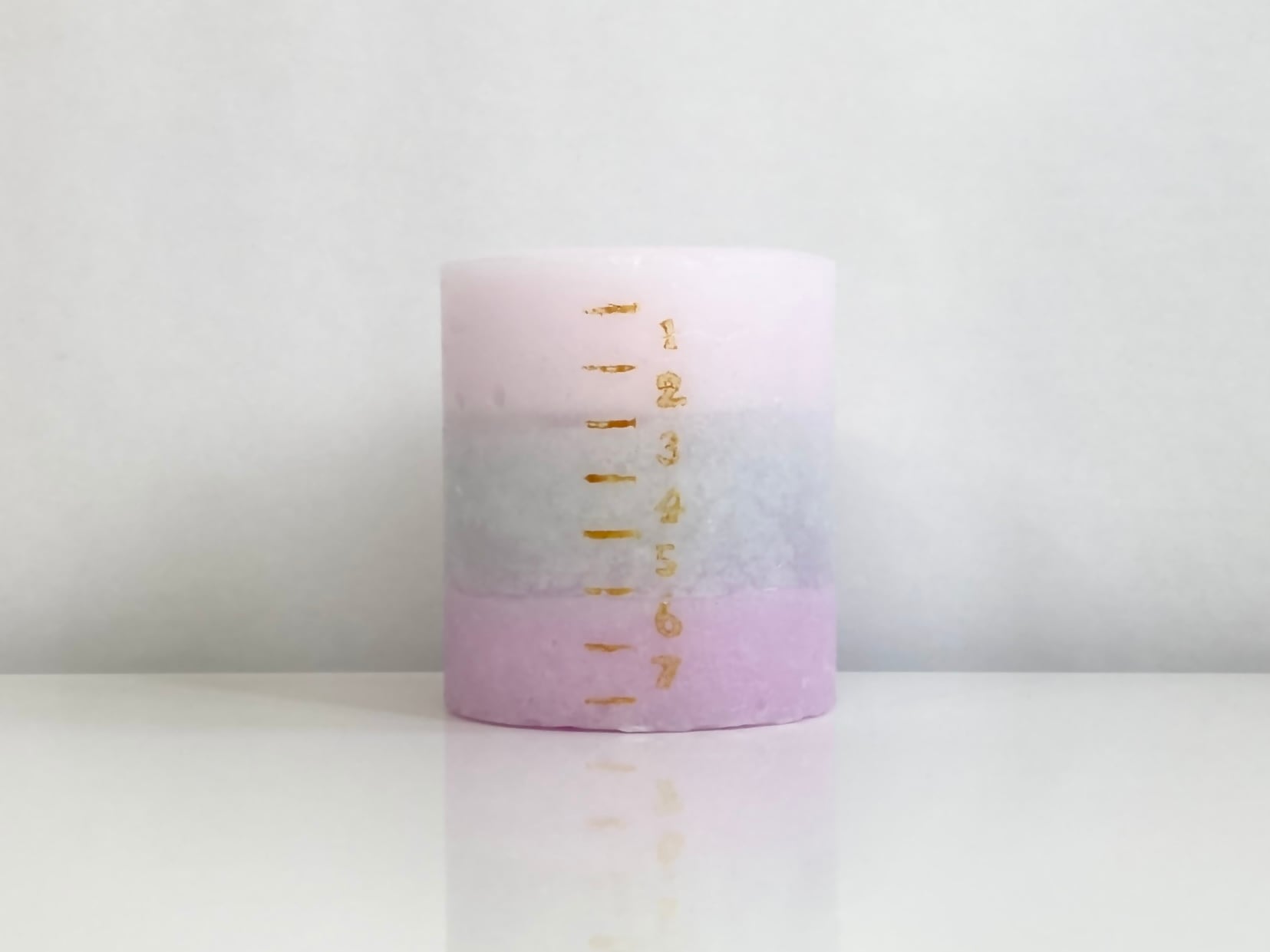 【傷があるためセール】ナンバーキャンドル|筒形