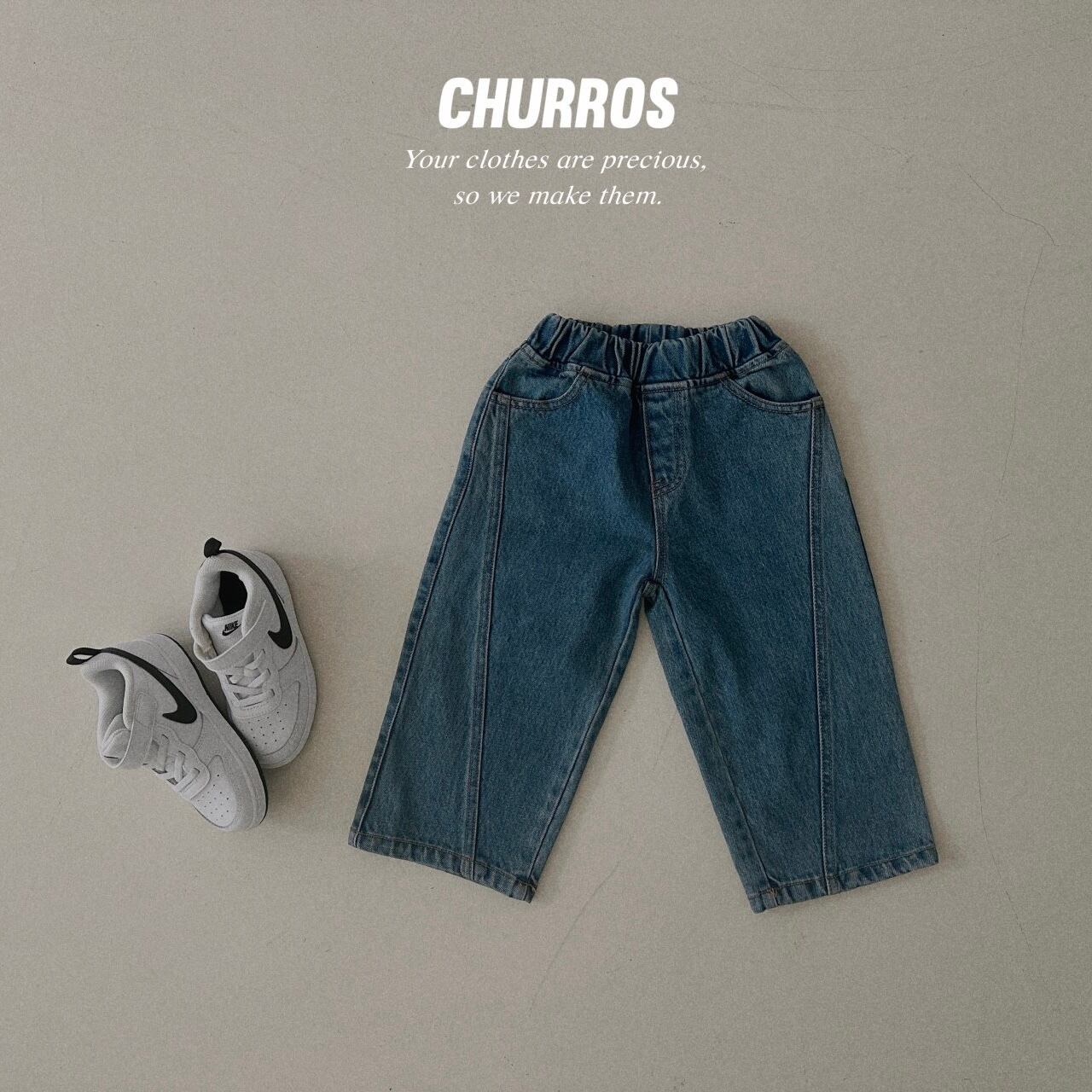 《ラスト1点》【即納】churros/lncision denim pants