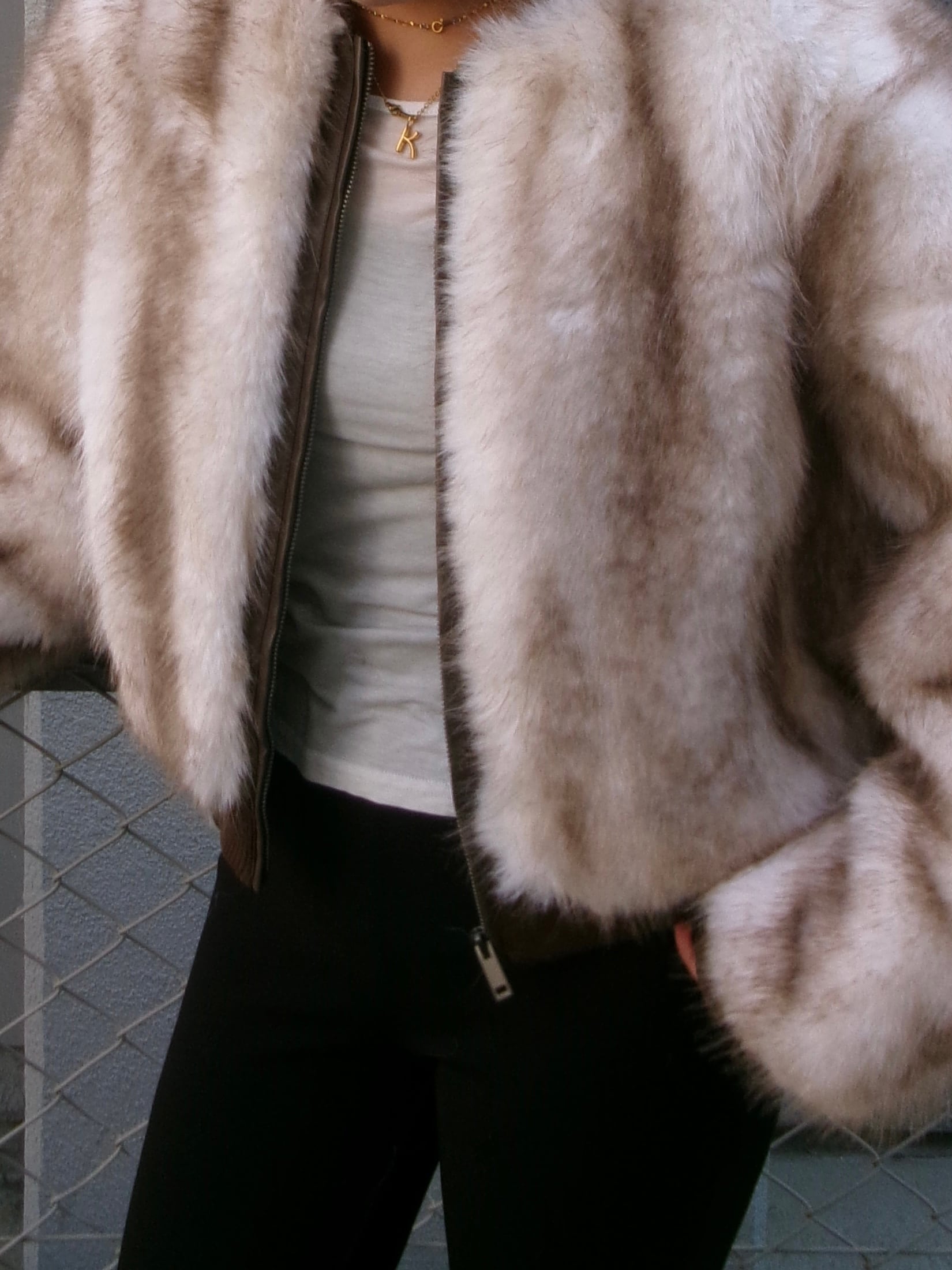 fur blouson | iseeroom.