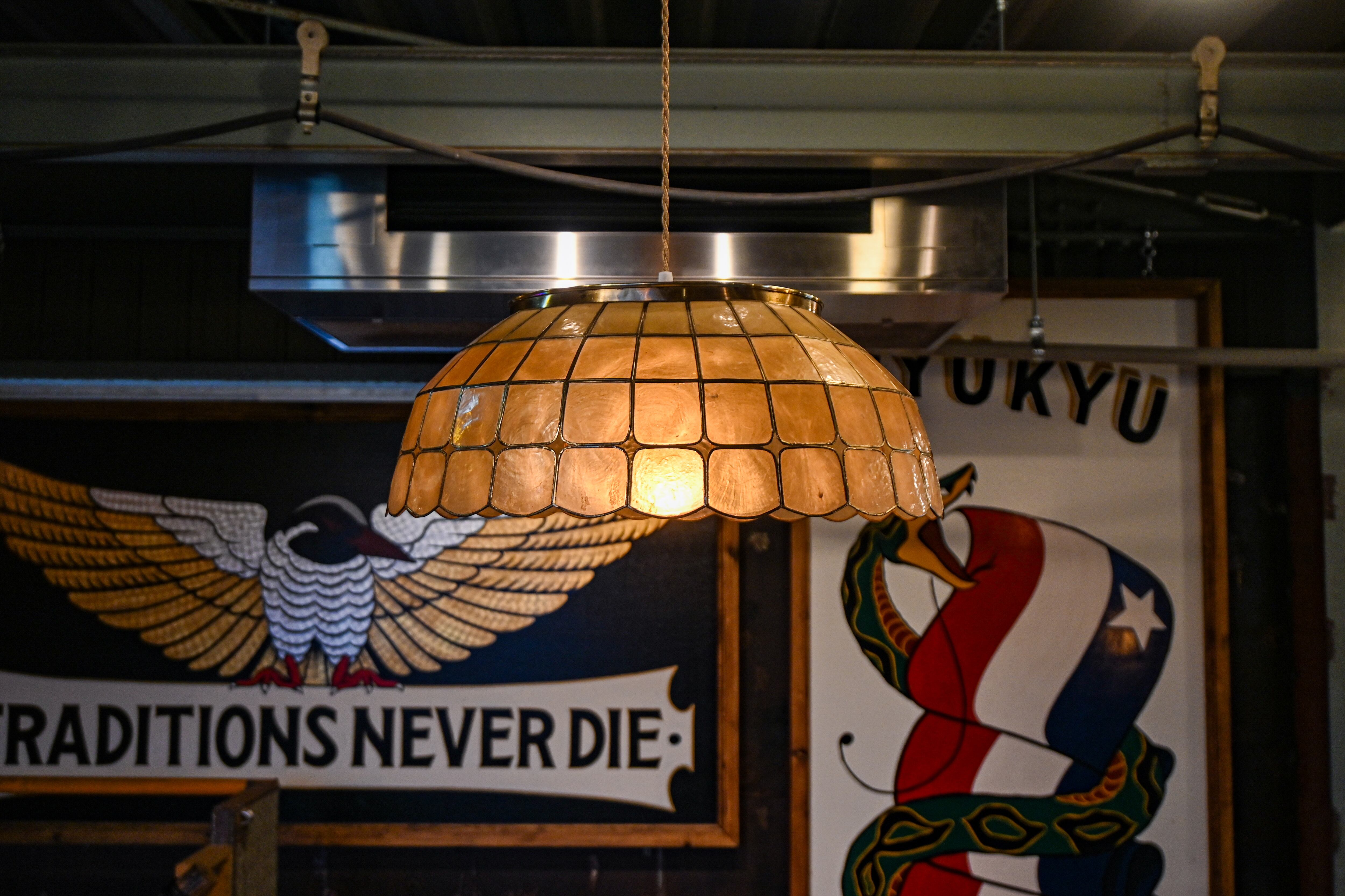 vintage shell glass pendantlight | INDUSTRIAL WORKS