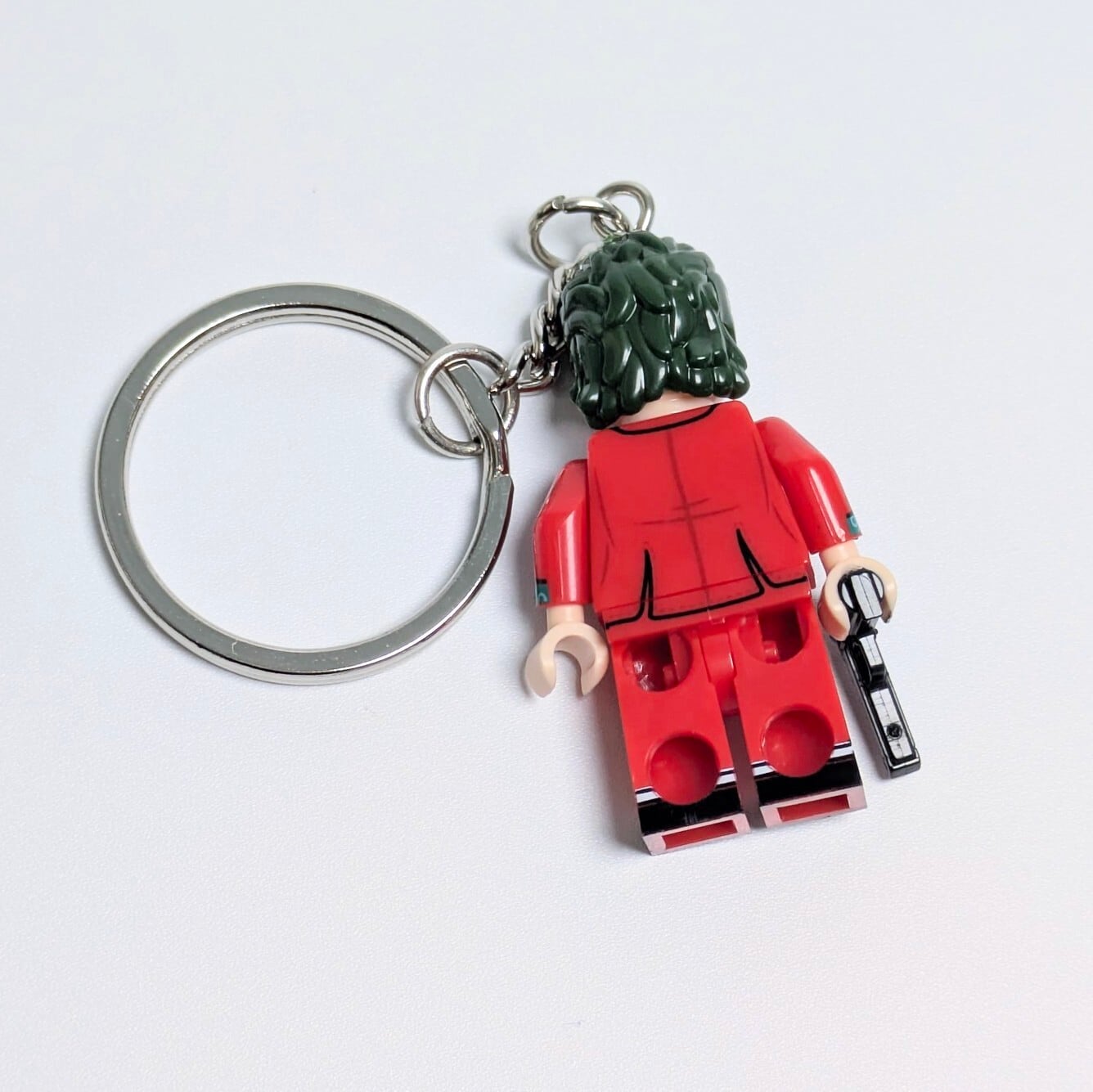 ★ブロックフィギュアキーホルダー★【 Joker: Folie à Deux / ジョーカー:フォリ・ア・ドゥ 】『 ジョーカー Joker: Folie a Deux ver. 』ホアキン・フェニックス / レディ・ガガ〚アメリカン雑貨 アメトイ〛