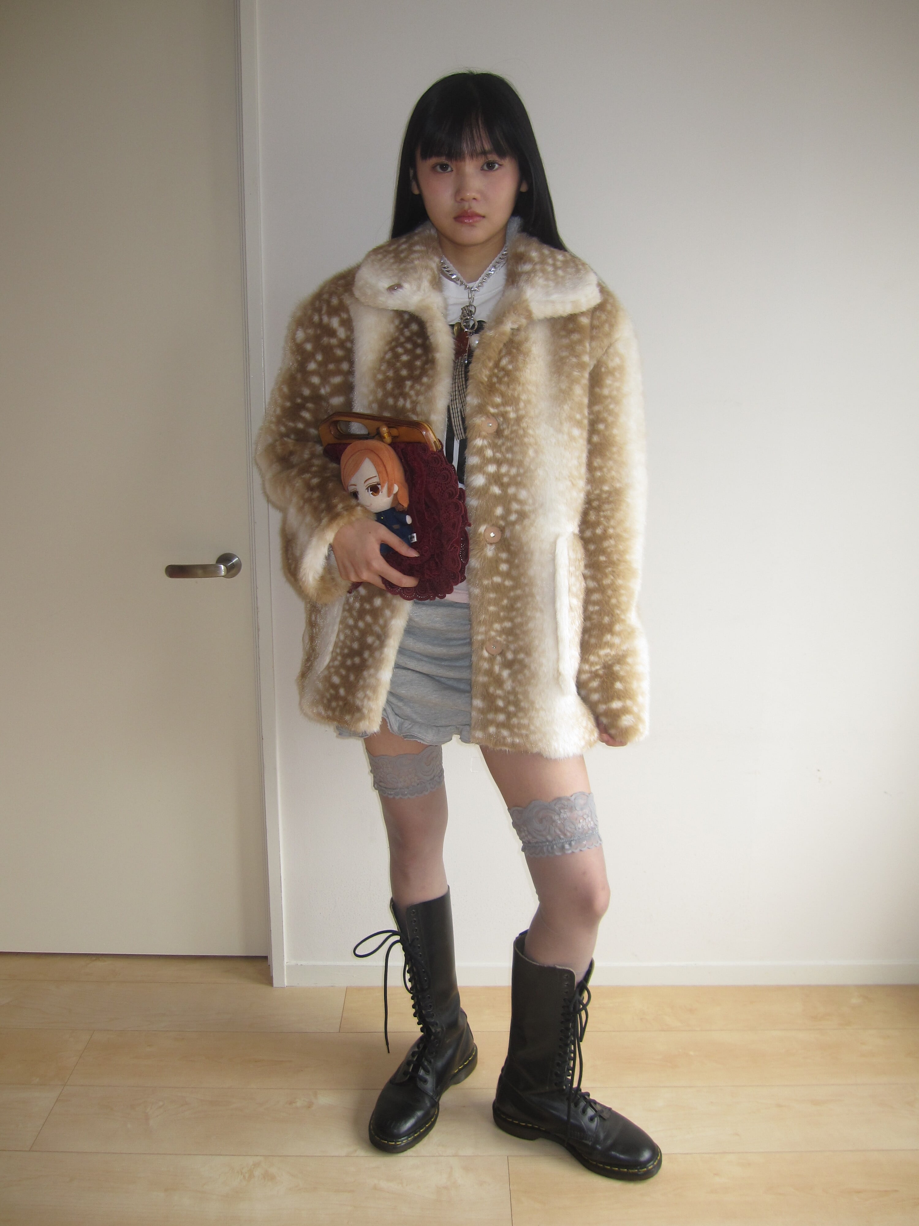 ジャケット・アウター n.k atelier Bambi Fur Jacket brown アウトレット 価格 通販ファッション - n.k atelier Bambi Fur Jacket