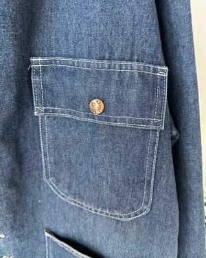 -BIG MAC- Vintage 80s 40 Denim Coverall