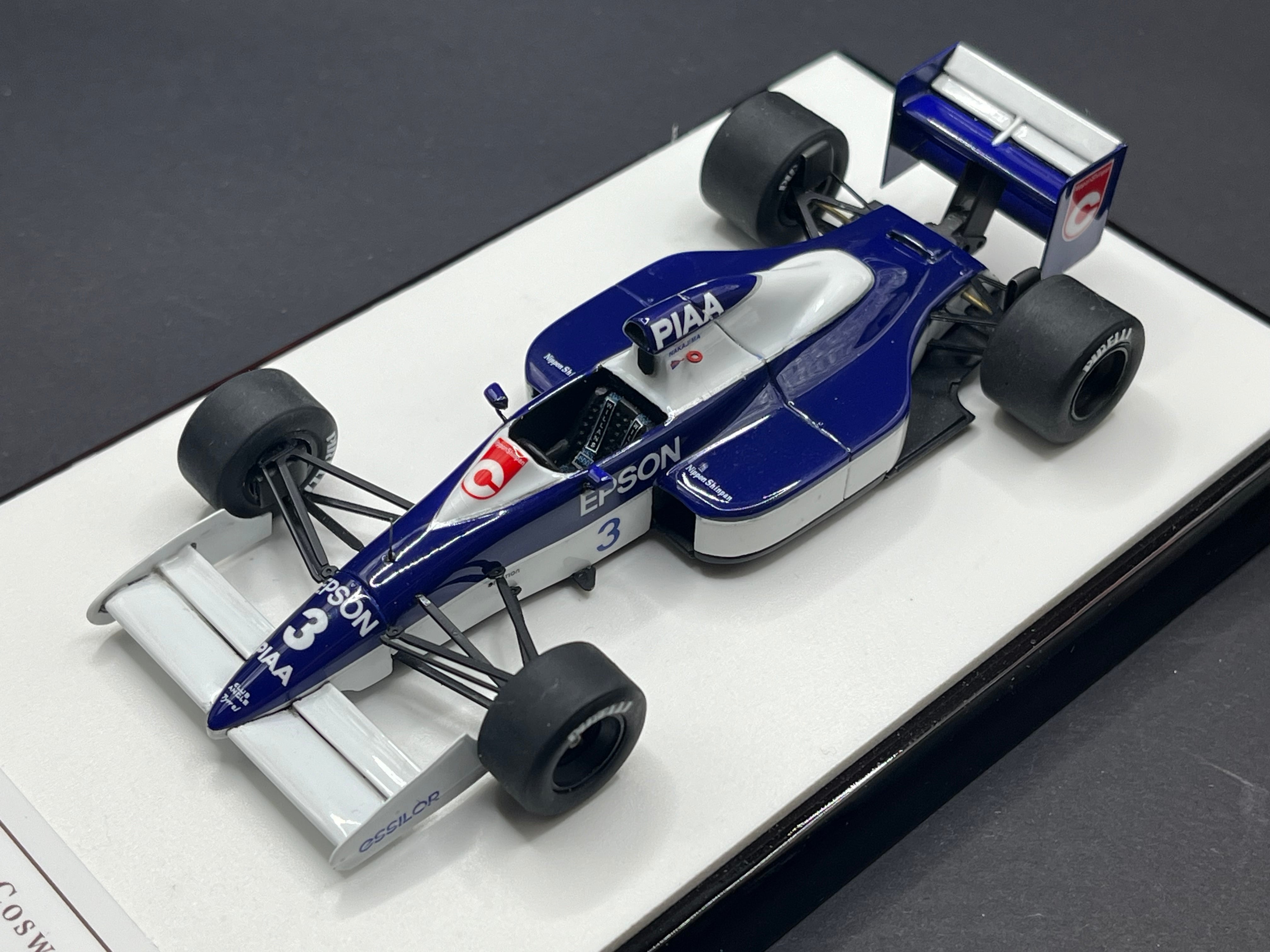 1/43 TAMEO ティレル018 フランスGP 完成品 予約] ロムファクトリー 1/43 ティレル 018 フランスGP 1989 J.アレジ