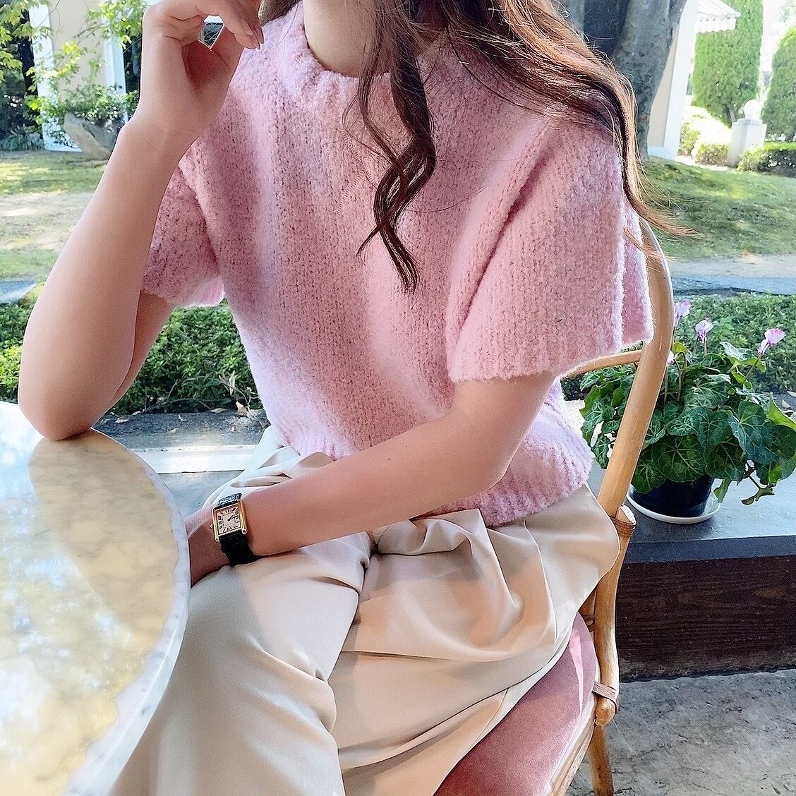 moco moco knit /pink (即納商品)