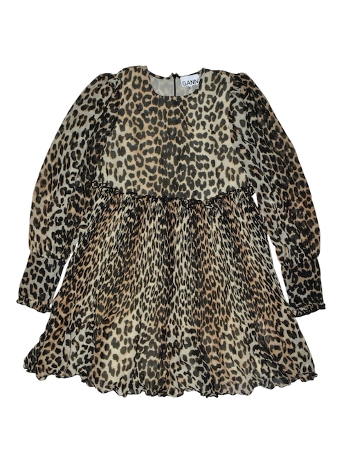 DoReMi Unique Series – GANNI Leopard Pleated Dress