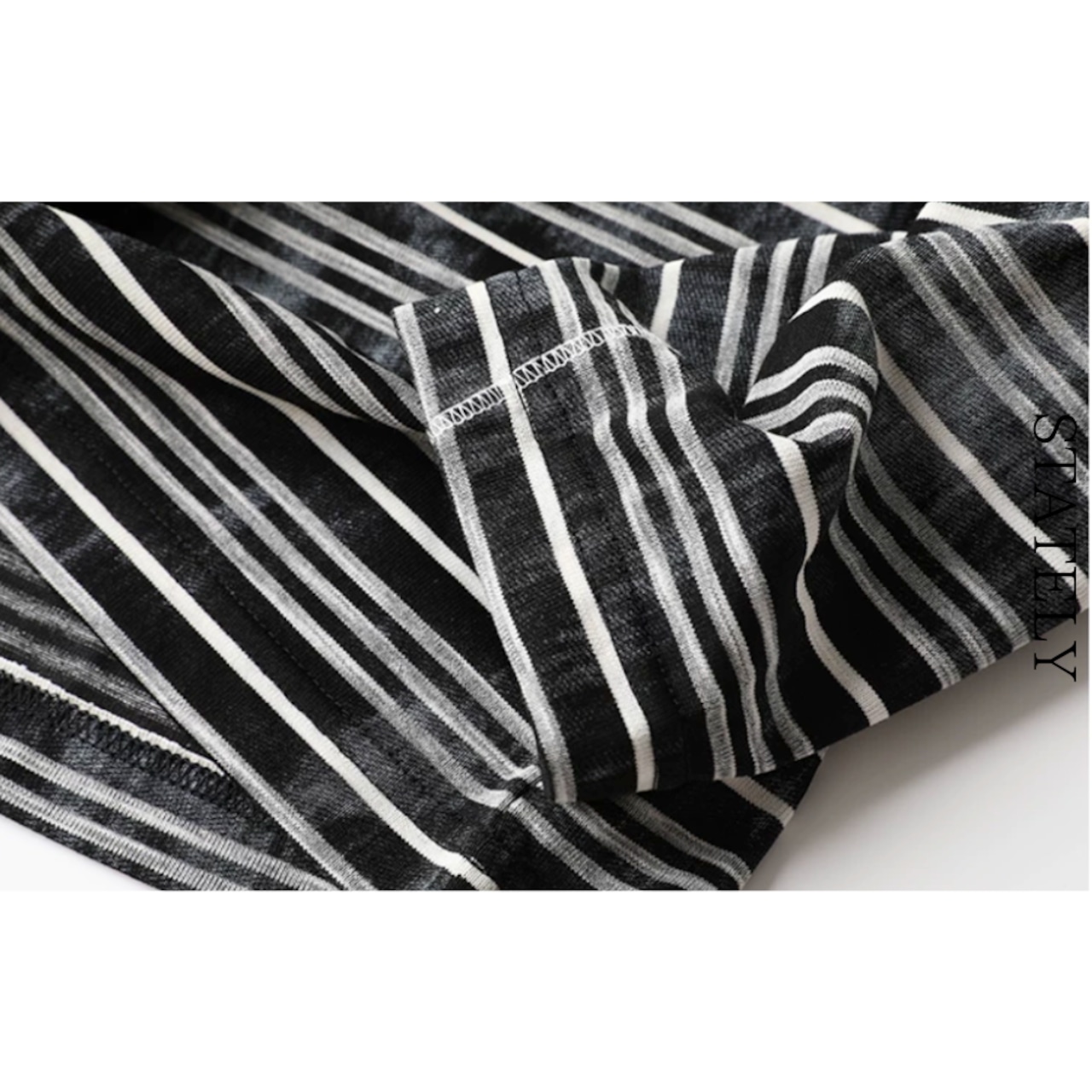 Vintage Stripe ウォッシュドロンT/2color_T55・画像9