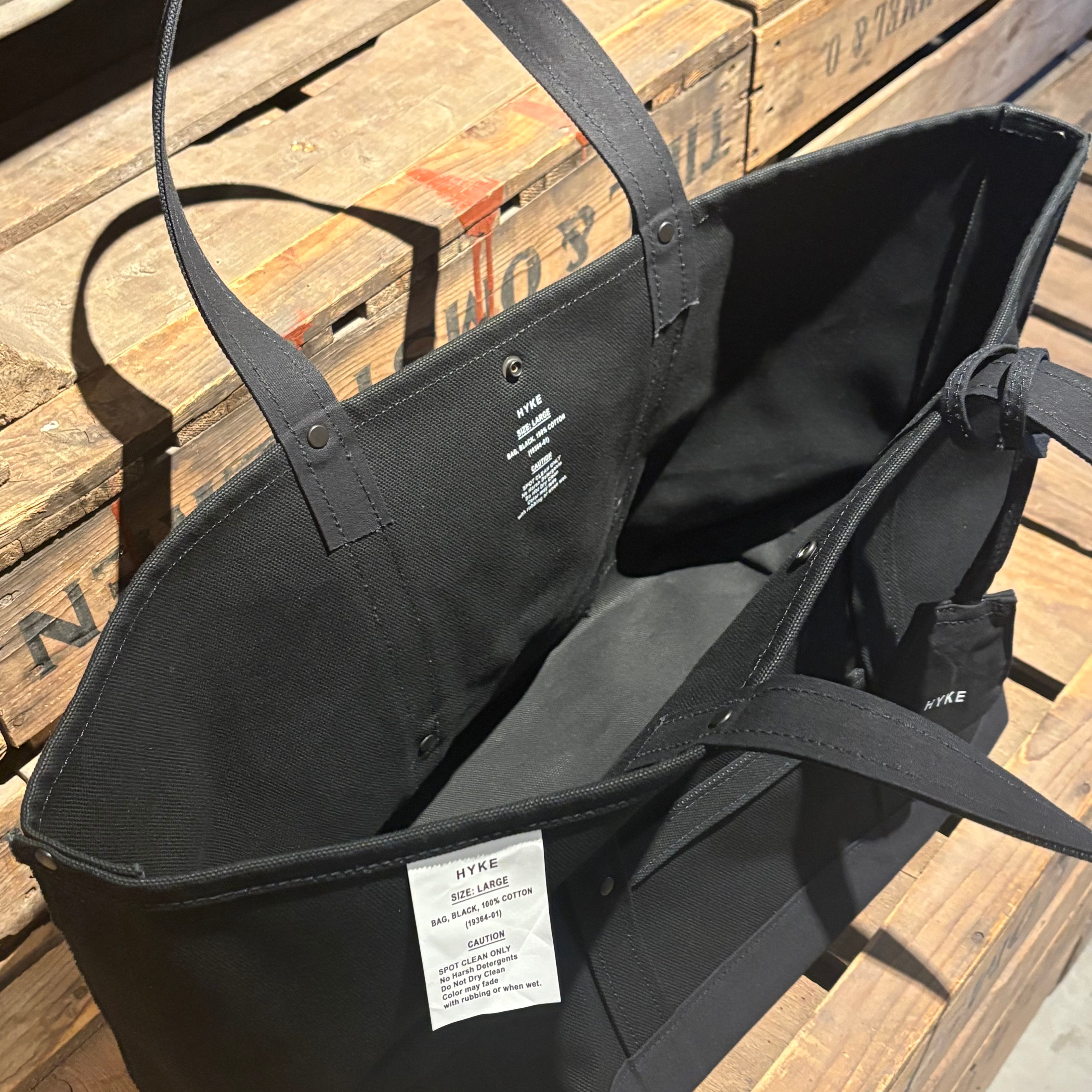 HYKE【ハイク】TOTE BAG (LARGE) (19364) | glamour online