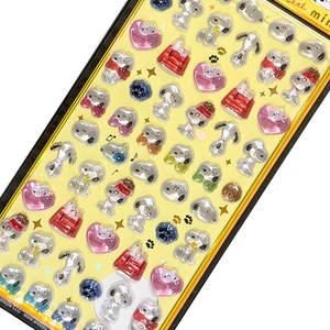ボンボンドロップシール　ミニ　スヌーピー