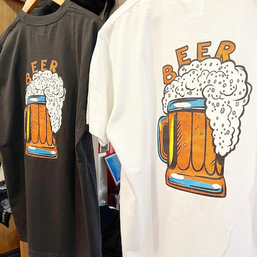 HOUSTON  PRINT EMBROIDERY Tee(Beer) 21962