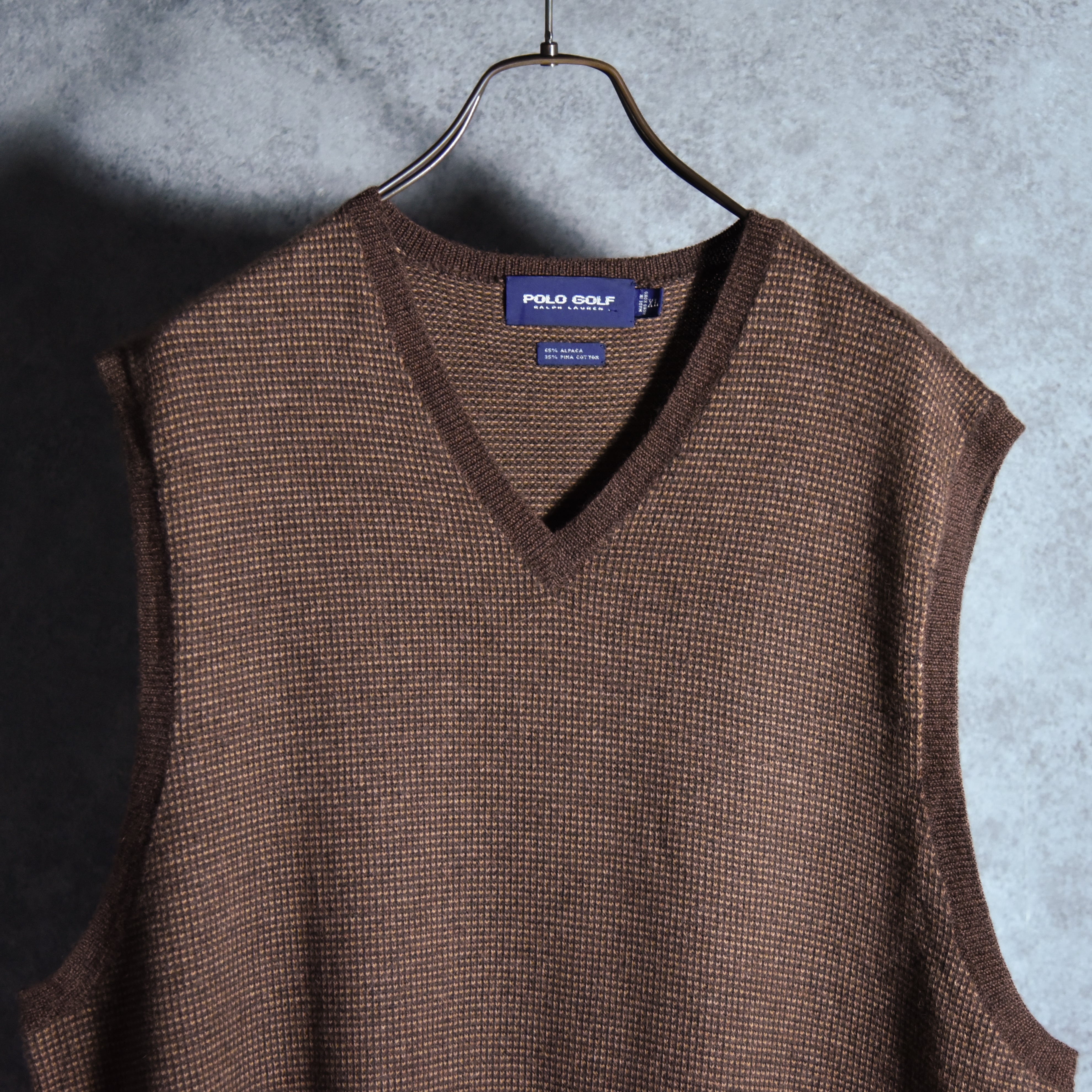 Ralph Lauren POLO GOLF Alpaca Cotton Knit Vest ラルフローレン