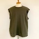 Side Slit Pocket Over Size Vest　Olive