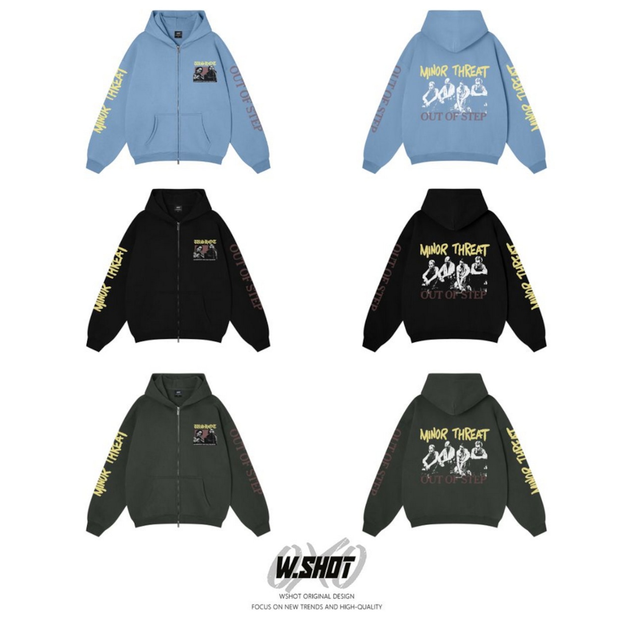 WSHOT Original Rebellion Zip Hoodie WS143