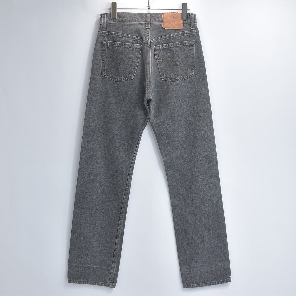 Levi’s vintage ブラックデニム アメカジ グランジ 先染め 90s USA製 Levi's リーバイス 501 先染め ブラック デニム パンツ