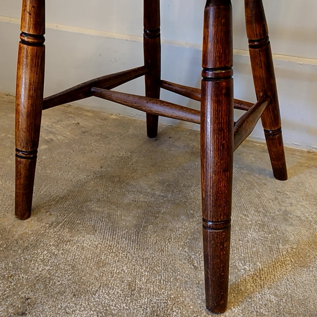 英国アンティーク ウィンザーチェア フープバック エルム材 B