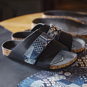 Japanese Pattern Slide Sandals / 和柄 スライド サンダル