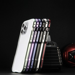 ◆iPhone 16/15/14/13/Pro/Pro Max/Plus/e/Mini◆Minimal Curve Metal Frame Case / ミニマル カーブ メタル フレーム スマホケース