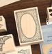新作☆MO995｜Molinta【蕾丝框】はんこ / 木製スタンプ