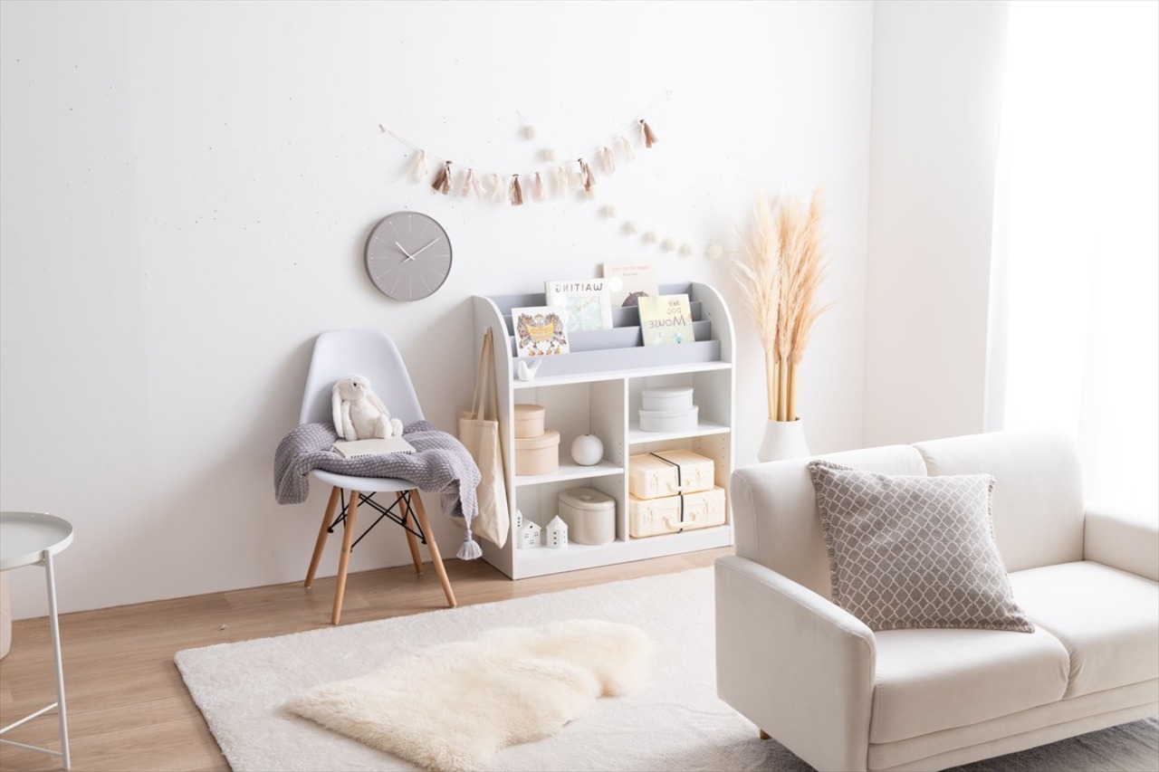 【幅84cm】Pila 絵本棚(オープン収納タイプ)