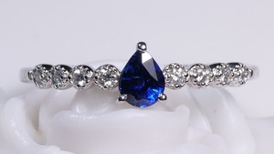 J31-7 Ptロイヤルブルーサファイアリング［01144237］