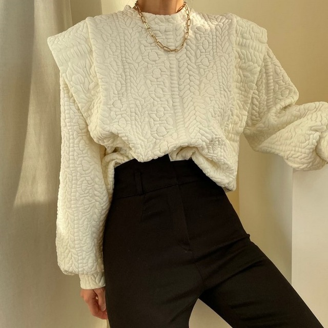 puffy pullover　10097
