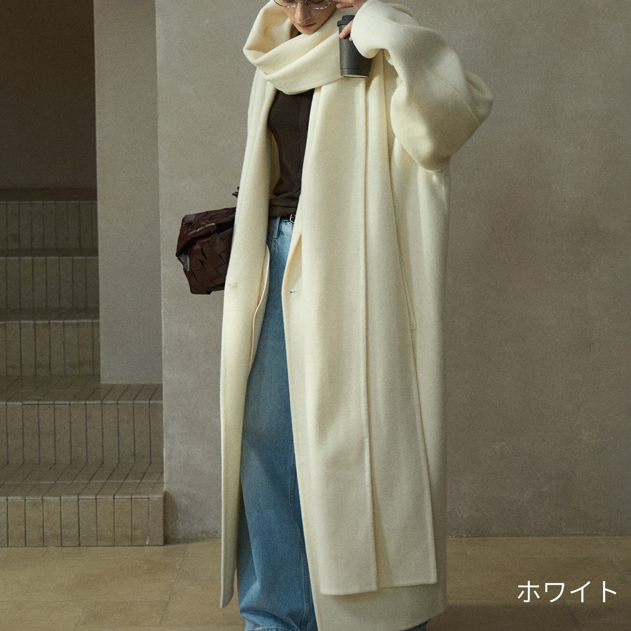 Long Wool Blend Coat T3771