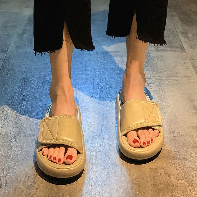 ミュールサマーレッドカジュアルサンダル 靴 シューズ 夏物 フェイクシューズ92069307280