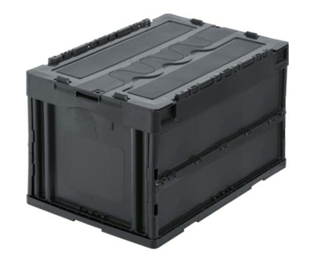 トラスコ中山(TRUSCO) トラスコ中山(TRUSCO) 蓋つき折りたたみコンテナ アースグレー 50L CT50-GY
