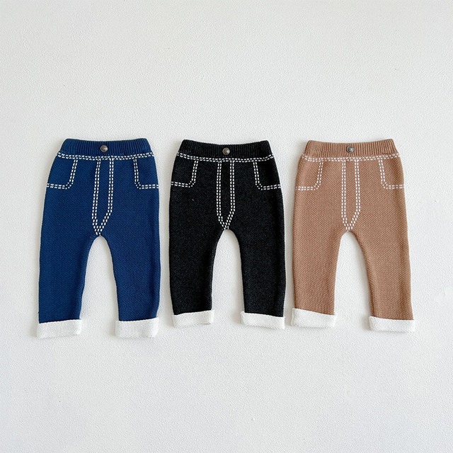 【BABY&KID】春作デニムデザインレギンス