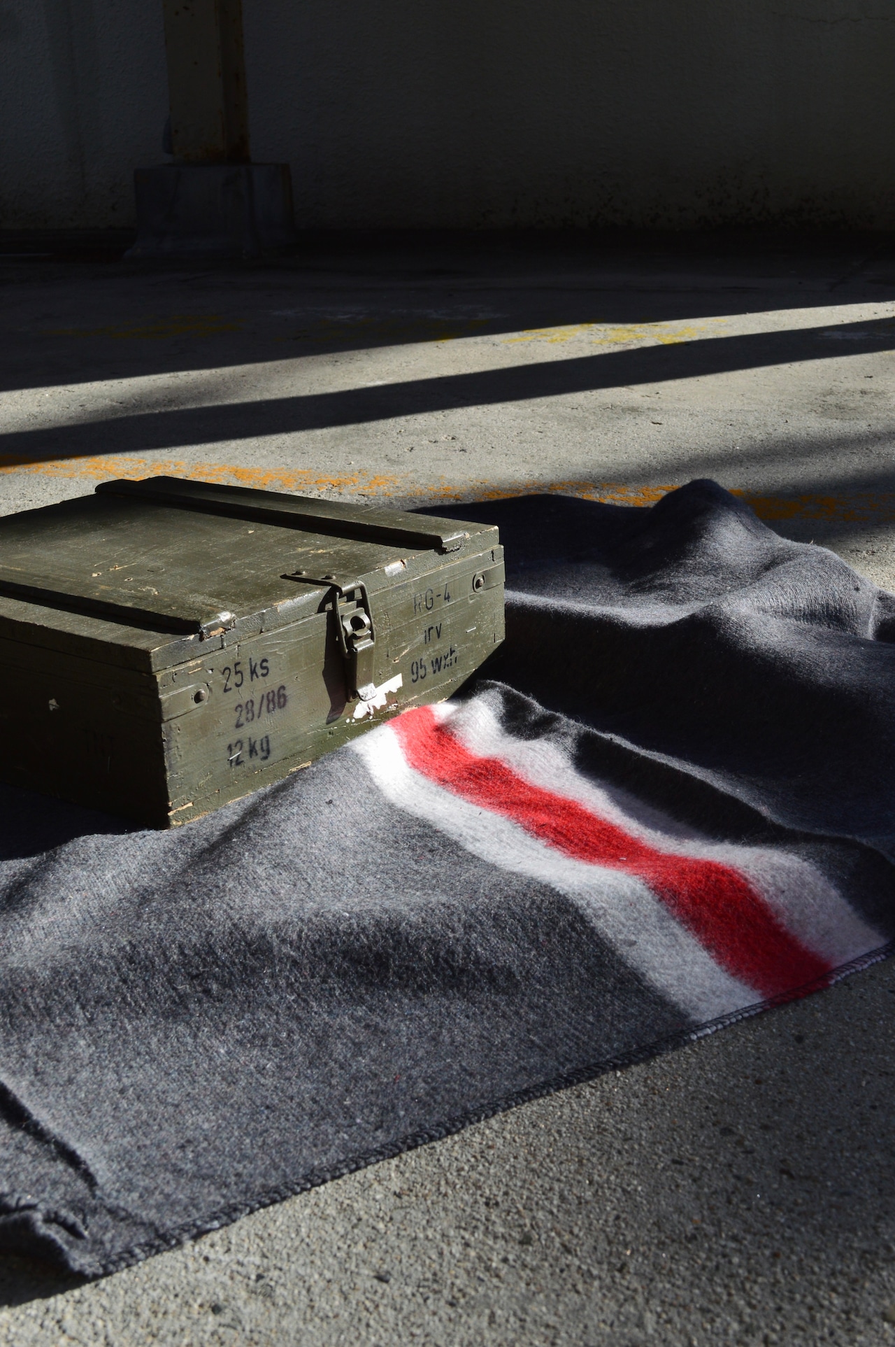 Czech Slovakia 1980's Dead Stock Wool Blanket チェコスロバキア チェコ軍 ウールブランケット デッドストック