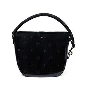 吉田カバン POTR  [GLOSS] ROUND BAG　BlackTurquoise / BlackPink