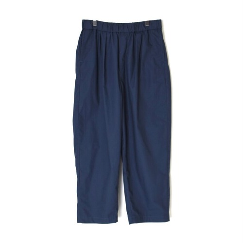 maison de soil ｜ COTTON DYED WEATHER 2TUCK TAPERED EASY PANTS( navy )