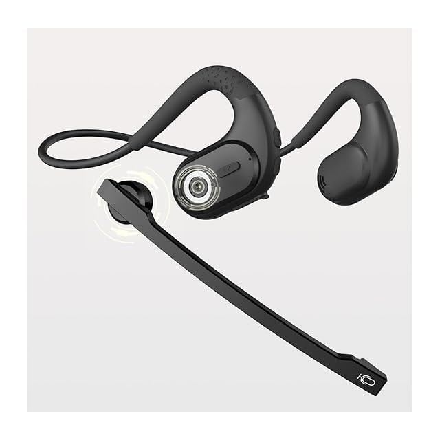 Bluetoothヘッドセット 【2025業界新設計】 マイク脱着式 Earaku